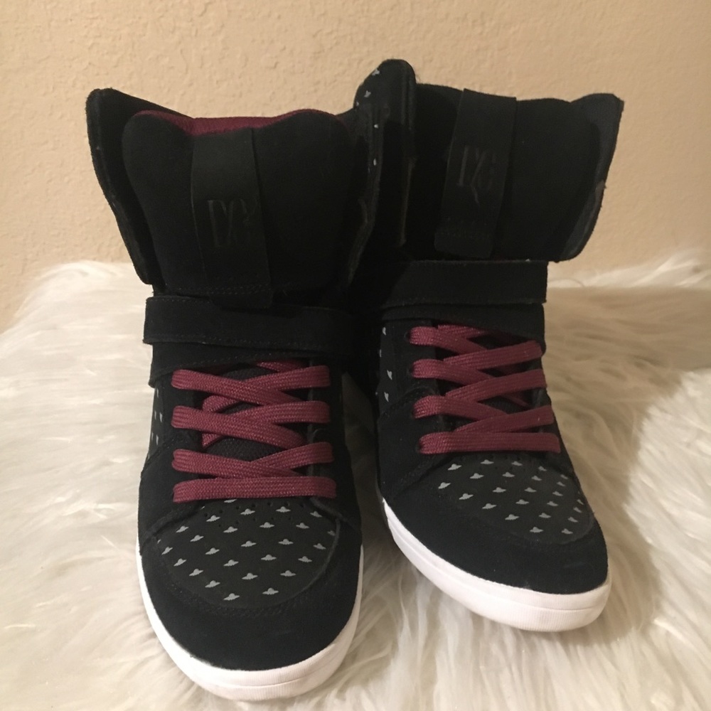 DC wedge sneakers